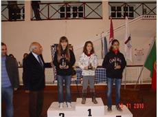 Pódio SUB12 Feminino - Raquel Bastos (2ª) e Rita Santos (3ª)