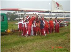 Regata de Cacia. Equipa com a Taça