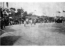 Inauguração do Velódromo do Cojo em 1895